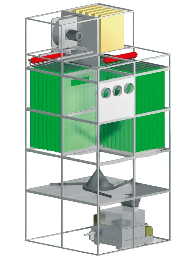 Schnittzeichnung Aufbau AL-KO Profi Jet Anlage