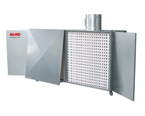 Innenansicht der Filterwand